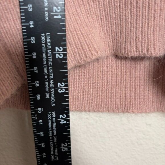 Code x Mode Tank Top Women's XS Angora Blend Sweater Fuzzy Cable Knit Beige - Picture 5 of 8